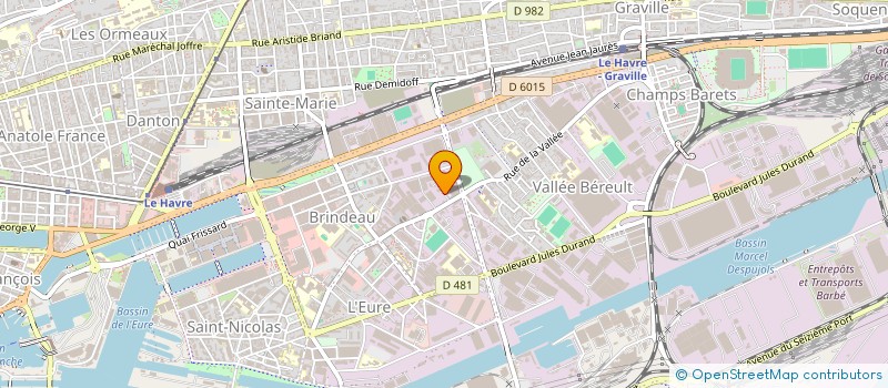 localisation de l'entreprise SCI PAN à LE HAVRE