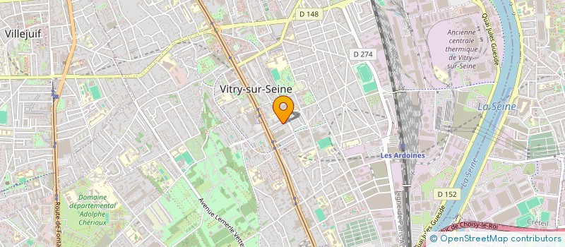 localisation de l'entreprise SCI PAN  VITRY-SUR-SEINE
