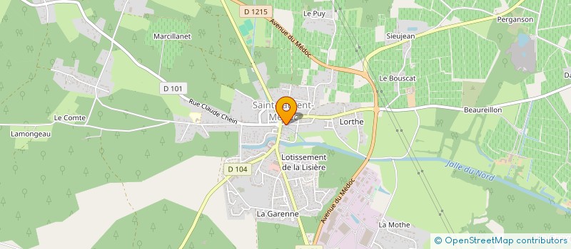 localisation de l'entreprise SCI PANA  SAINT-LAURENT-MEDOC