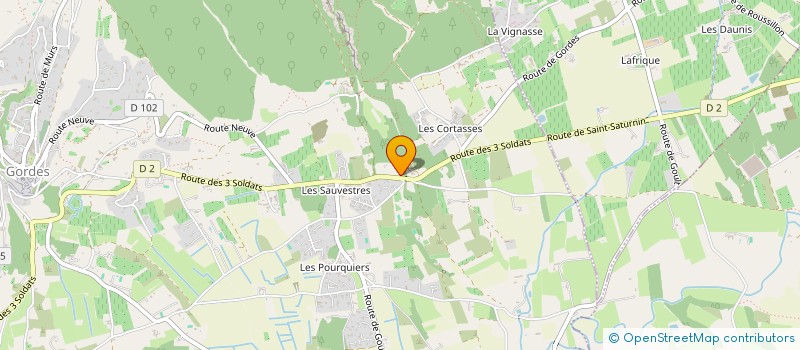 localisation de l'entreprise SCI PANA LOC  GORDES