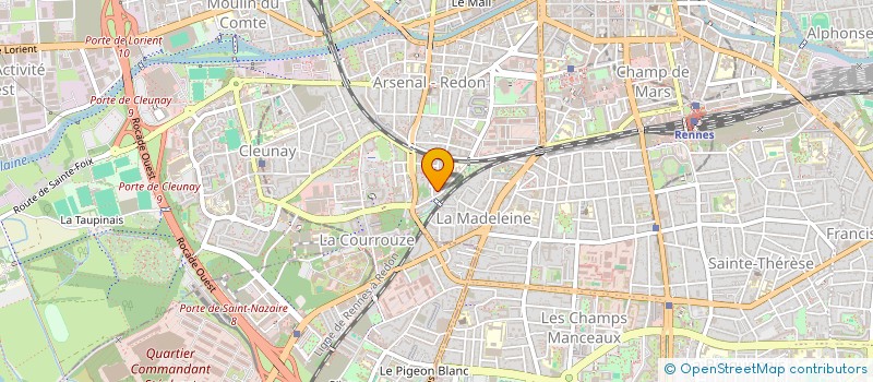 localisation de l'entreprise SCI PANABA  RENNES