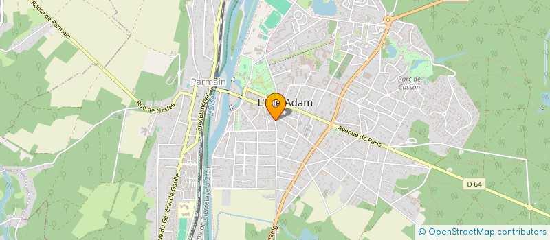 localisation de l'entreprise SCI PANACEE  L'ISLE-ADAM