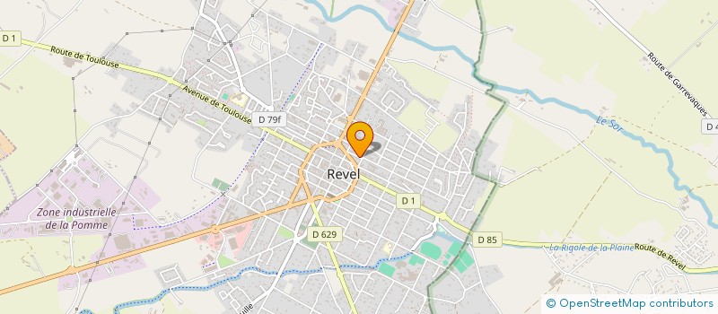 localisation de l'entreprise SCI PANADLIA  REVEL