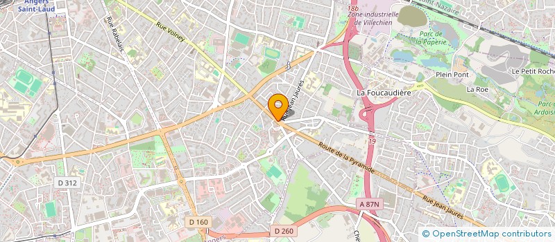 localisation de l'entreprise SCI PANAF à ANGERS