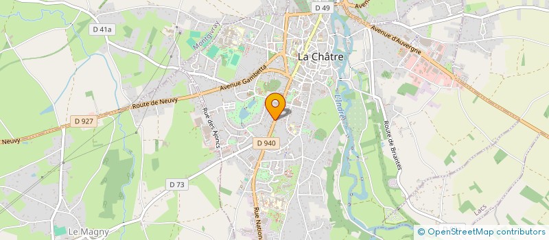 localisation de l'entreprise SCI PANAKEIA à LA CHATRE