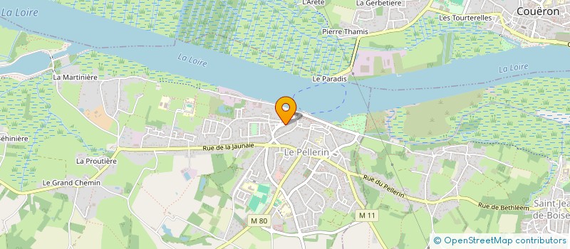 localisation de l'entreprise SCI PANALEX  LE PELLERIN