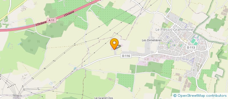 localisation de l'entreprise SCI PANALOC  LE PLESSIS-GRAMMOIRE