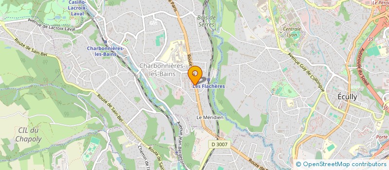 localisation de l'entreprise SCI PANAM  CHARBONNIERES-LES-BAINS