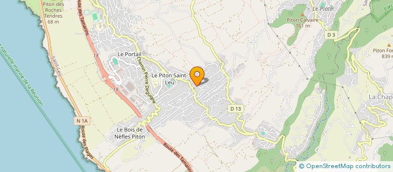 localisation de l'entreprise SCI PANAM à SAINT-LEU