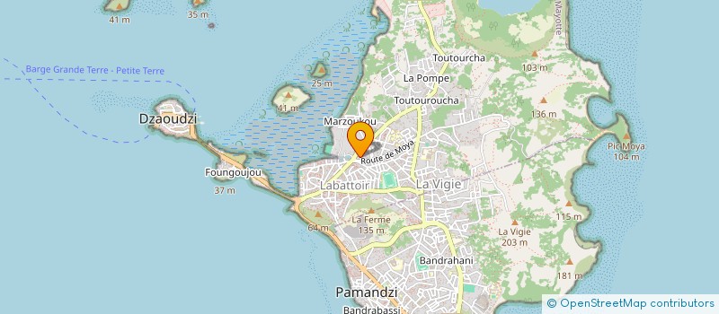 localisation de l'entreprise SCI PANAM ZF à DZAOUDZI