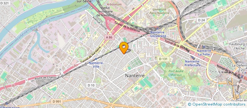 localisation de l'entreprise SCI PANAMA 2000  NANTERRE