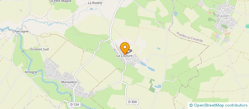 localisation de l'entreprise SCI PANAMA  AIGONDIGNE