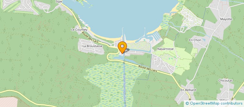 localisation de l'entreprise SCI PANAMA  BISCARROSSE