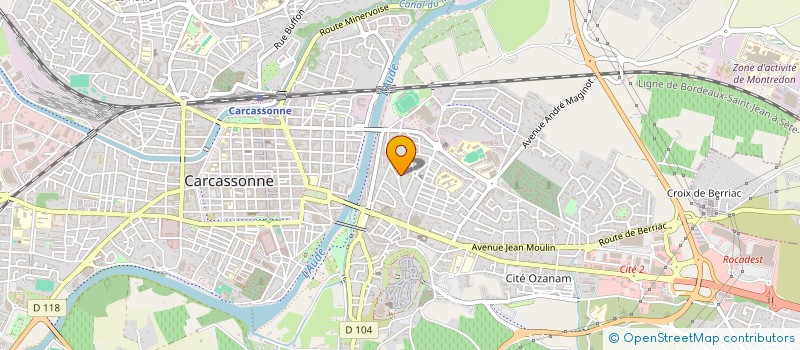 localisation de l'entreprise SCI PANAMA à CARCASSONNE