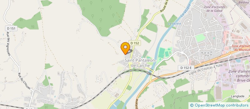 localisation de l'entreprise SCI PANAMA  SAINT-PANTALEON-DE-LARCHE