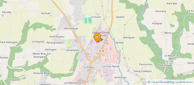 localisation de l'entreprise SCI PANAMA  CONCARNEAU