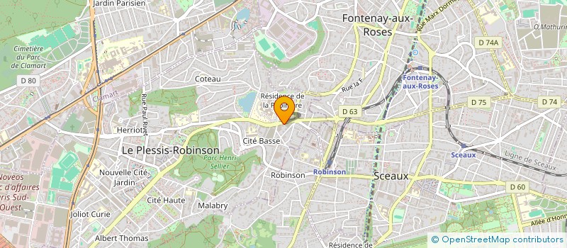 localisation de l'entreprise SCI PANAME BERZELIUS à LE PLESSIS-ROBINSON
