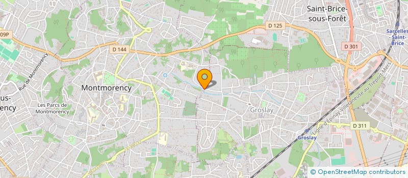 localisation de l'entreprise SCI PANASE  MONTMORENCY