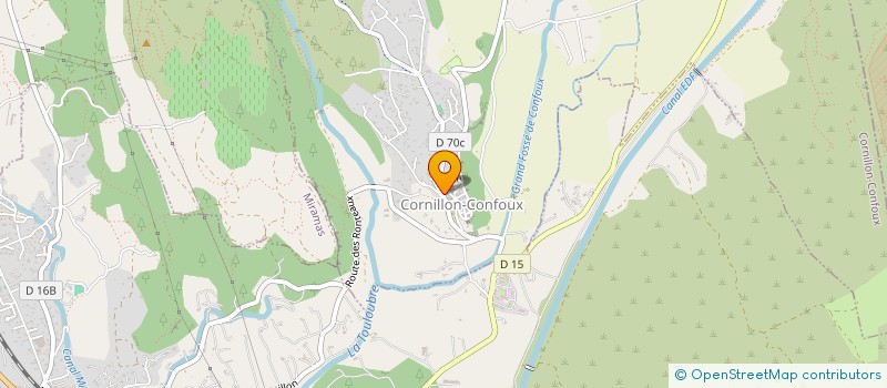 localisation de l'entreprise SCI PANASE à CORNILLON-CONFOUX