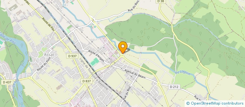 localisation de l'entreprise SCI PANAT  ASSAT