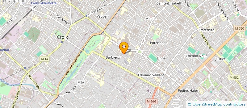 localisation de l'entreprise SCI PANAXPA  ROUBAIX