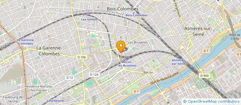 localisation de l'entreprise SCI PANAYNVEST  ASNIERES-SUR-SEINE