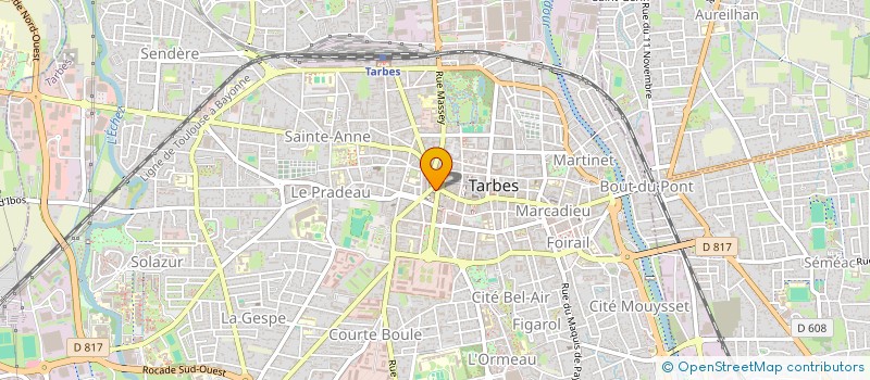 localisation de l'entreprise SCI PANCHICA  TARBES