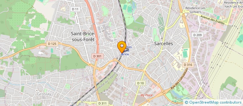 localisation de l'entreprise SCI PANDA à SAINT-BRICE-SOUS-FORET