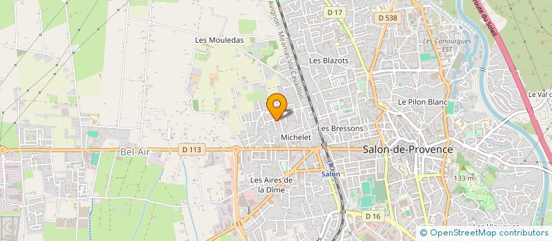 localisation de l'entreprise SCI PANDAMONIUM  SALON-DE-PROVENCE