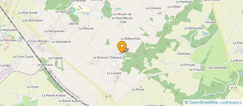 localisation de l'entreprise SCI PANDAS  CORDEMAIS