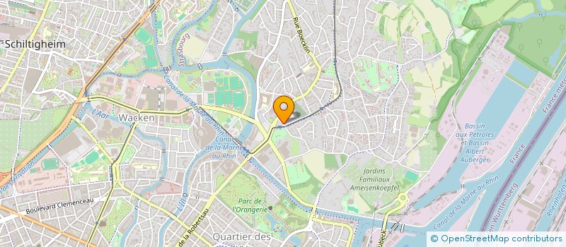 localisation de l'entreprise SCI PANDEMONIUM  STRASBOURG