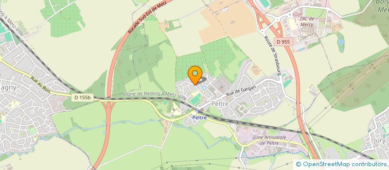 localisation de l'entreprise SCI PANDETTA  PELTRE