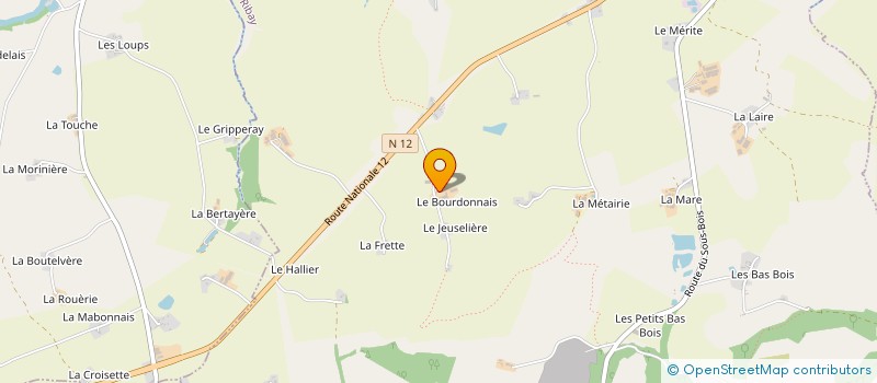 localisation de l'entreprise SCI PANDS HOLDINGS  LE HORPS