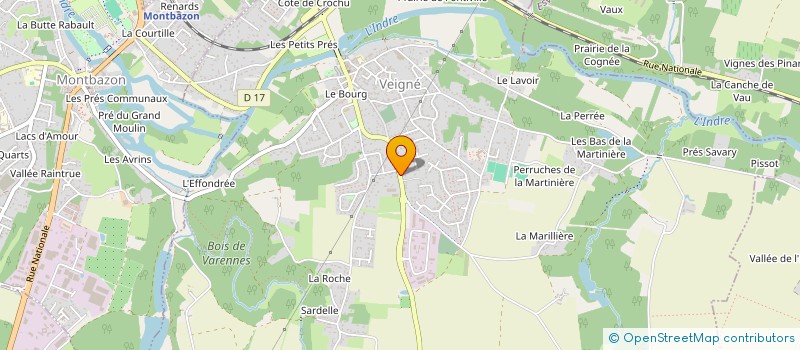localisation de l'entreprise SCI PANEL à VEIGNE