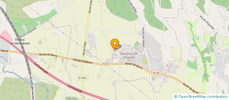 localisation de l'entreprise SCI PANGAEA  EGUILLES