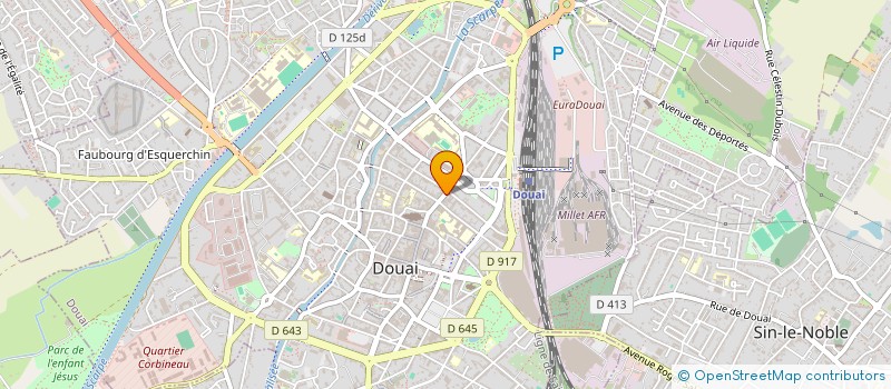 localisation de l'entreprise SCI PANGOLIER à DOUAI