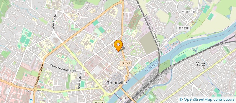 localisation de l'entreprise SCI PANGOLIN à THIONVILLE