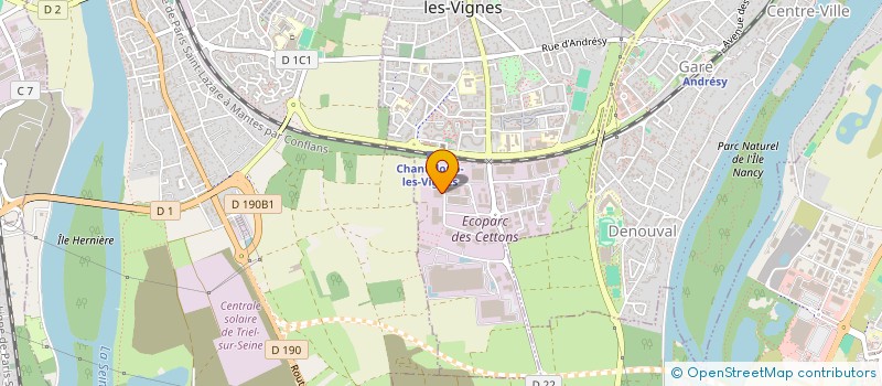 localisation de l'entreprise SCI PANHARD 13  CHANTELOUP-LES-VIGNES