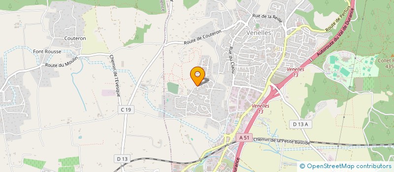 localisation de l'entreprise SCI PANICALI  VENELLES