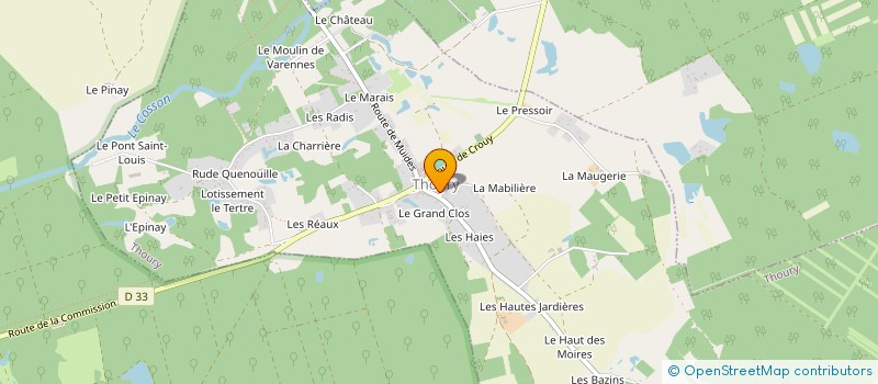 localisation de l'entreprise SCI PANICK  THOURY