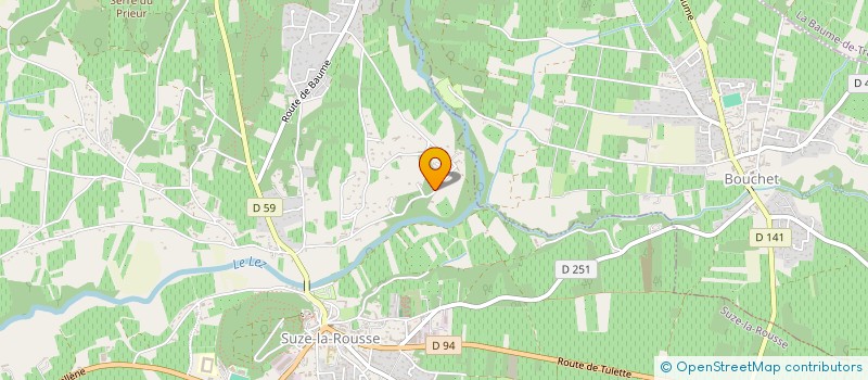 localisation de l'entreprise SCI PANIER  SUZE-LA-ROUSSE