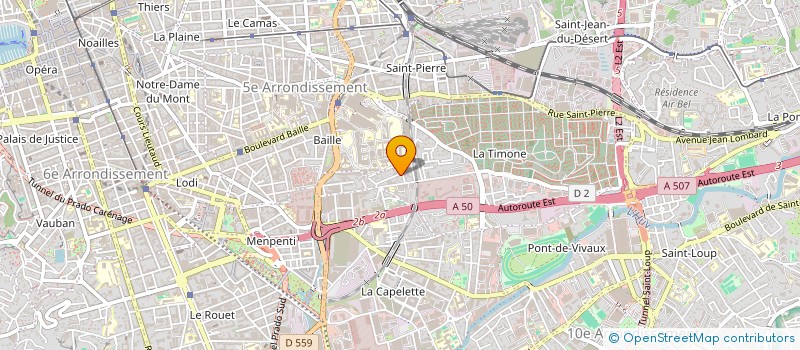 localisation de l'entreprise SCI PANIER CAISSERIE à MARSEILLE