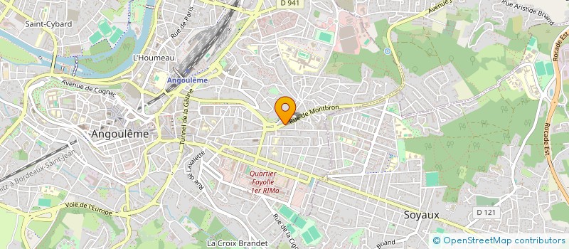 localisation de l'entreprise SCI PANIMMO à ANGOULEME