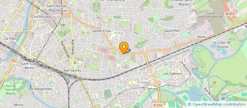 localisation de l'entreprise SCI PANINA  LE MANS