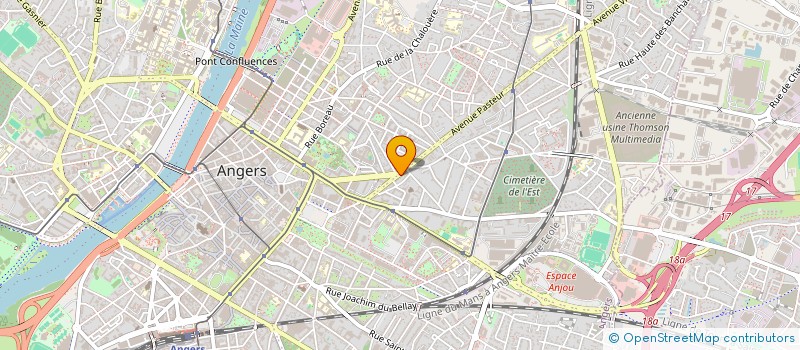 localisation de l'entreprise SCI PANIOL à ANGERS