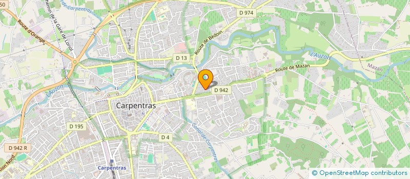 localisation de l'entreprise SCI PANISA  CARPENTRAS