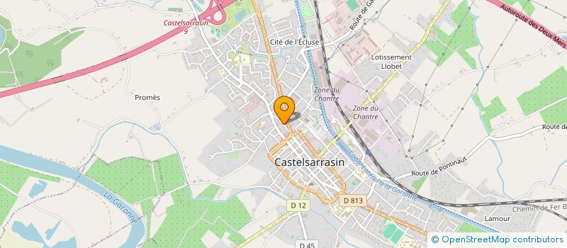 localisation de l'entreprise SCI PANISSAL  CASTELSARRASIN