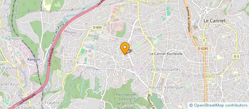 localisation de l'entreprise SCI PANIVA à LE CANNET