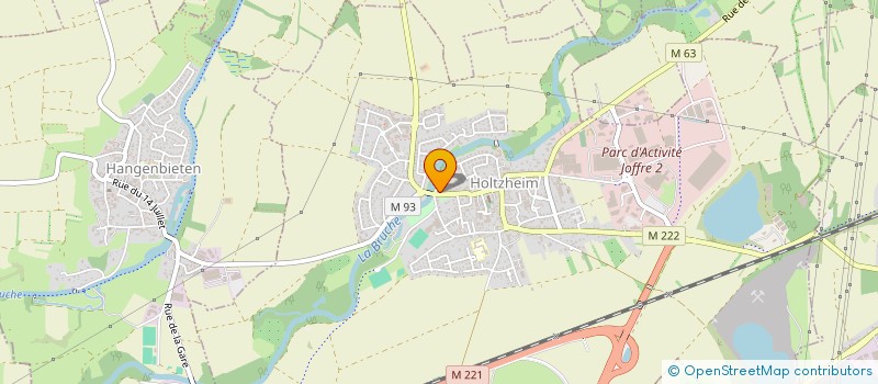 localisation de l'entreprise SCI PANJA  HOLTZHEIM