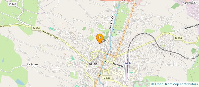 localisation de l'entreprise SCI PANJE  AUCH